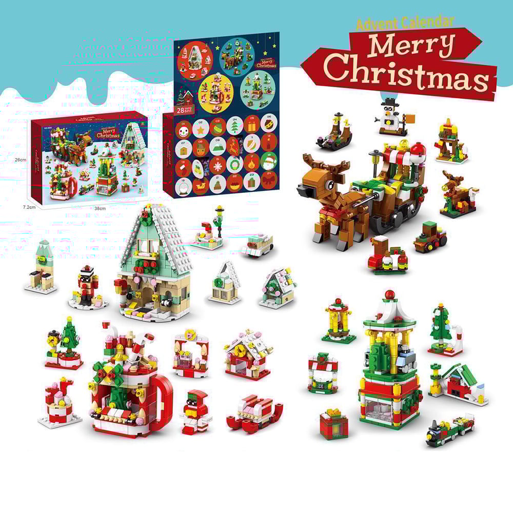 Early Xmas Sale 49% OFF-Advent Calendar Kids Christmas Building Blocks