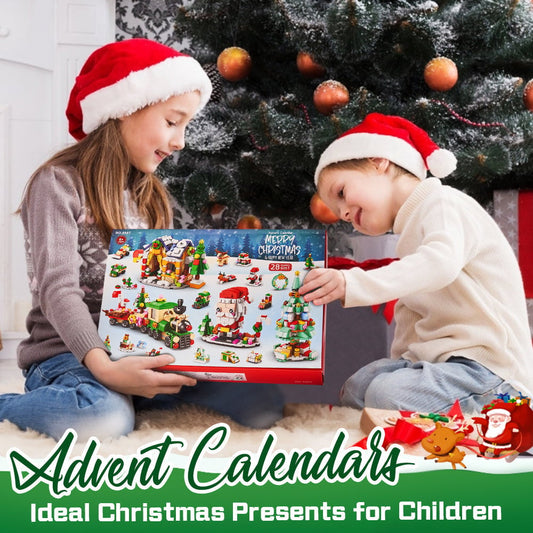 Early Xmas Sale 49% OFF-Advent Calendar Kids Christmas Building Blocks