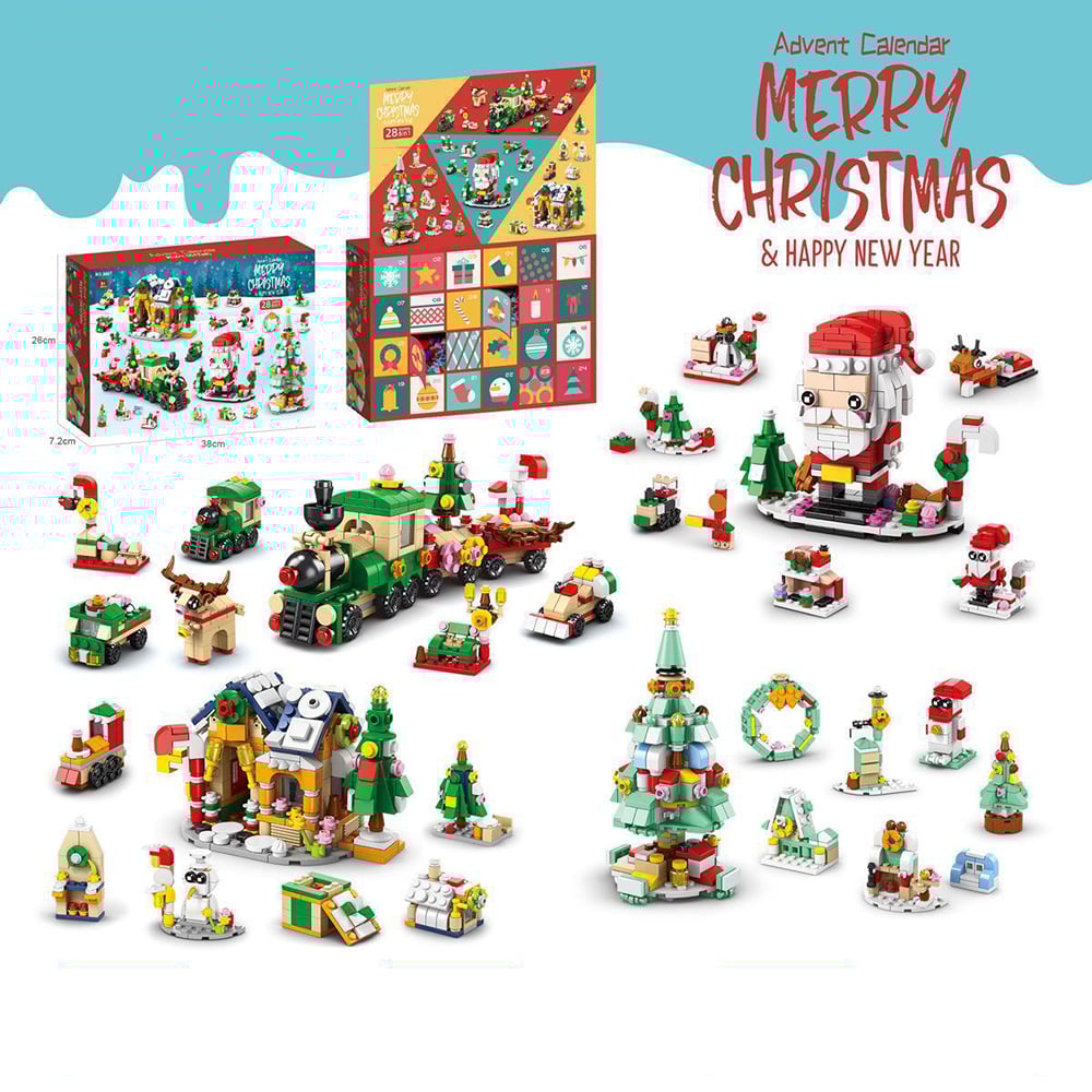 Early Xmas Sale 49% OFF-Advent Calendar Kids Christmas Building Blocks