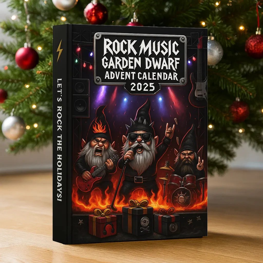 24 Days * Rock Music Garden Dwarf Advent Calendar 2025