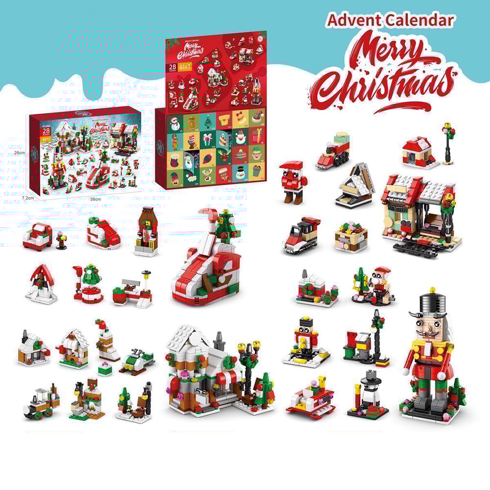 Early Xmas Sale 49% OFF-Advent Calendar Kids Christmas Building Blocks